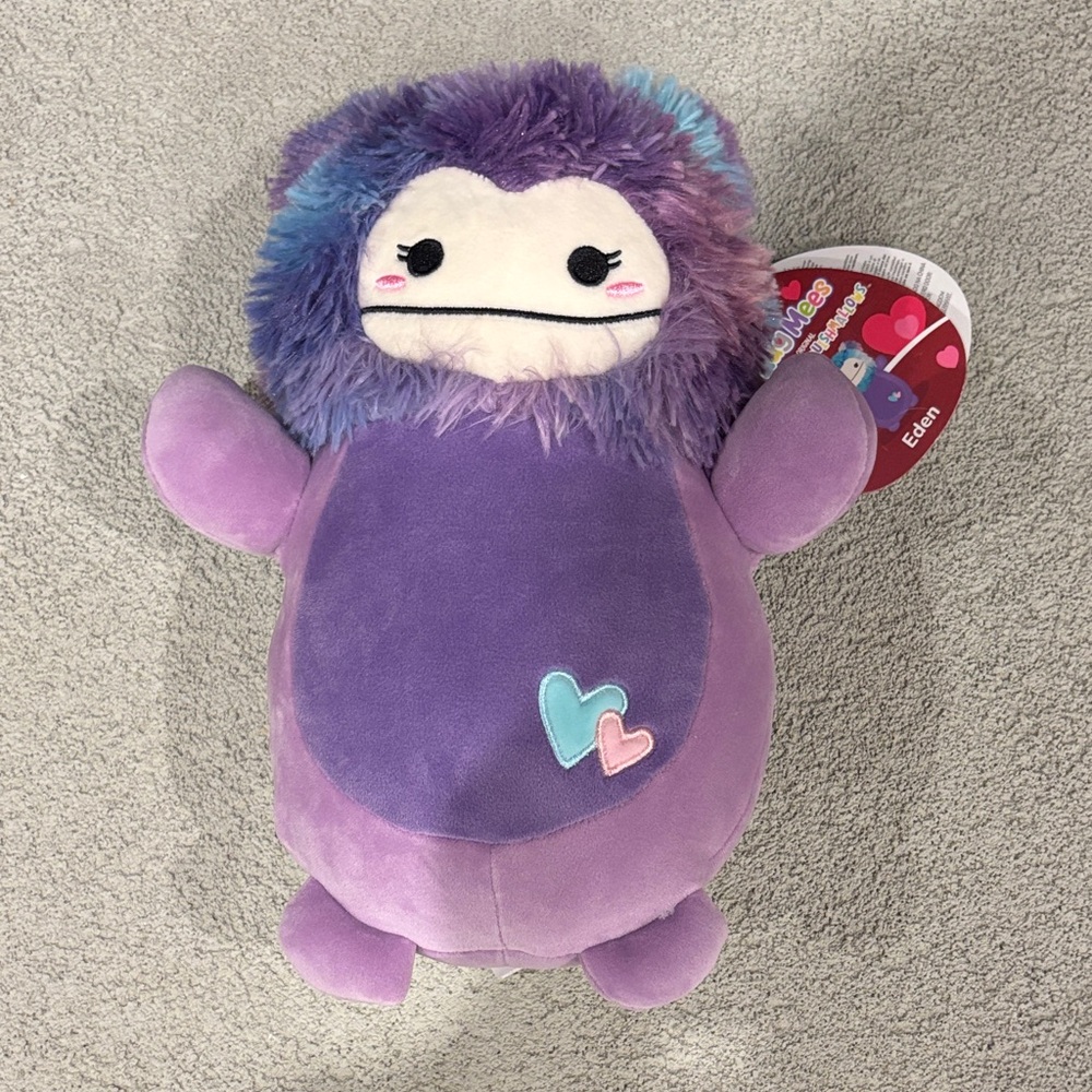 Squishmallows HugMees Plush in Purple and Blue